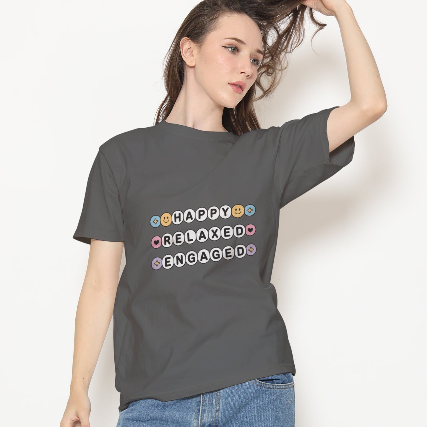 Happy Relaxed Engaged T-Shirt