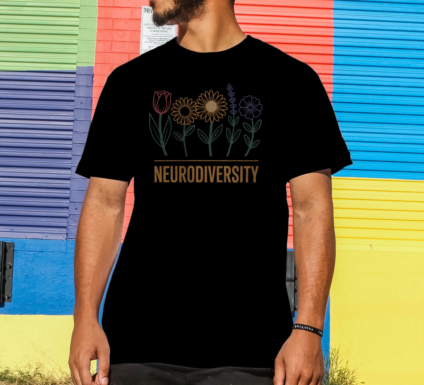 Neurodiversity Flowers T-Shirt