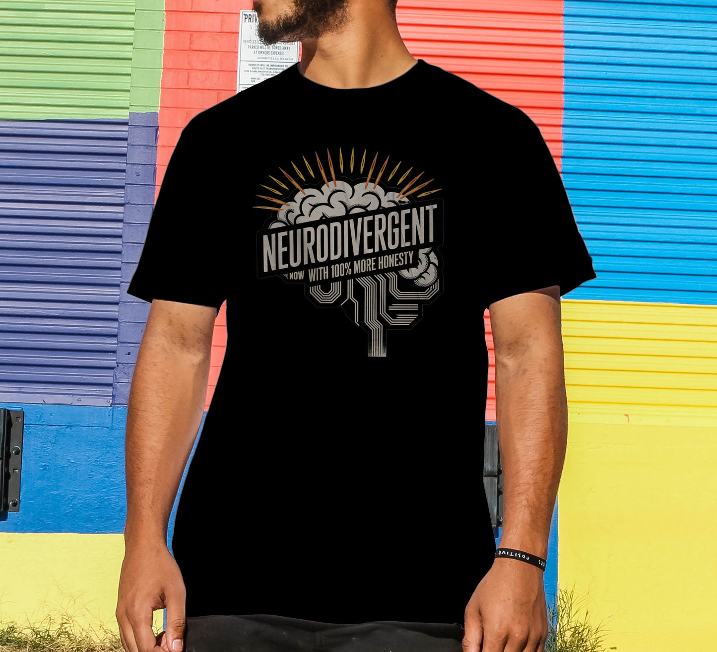 Neurodivergent, Now with 100% More Honesty T-Shirt