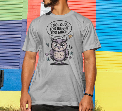 Overstimulated Owl T-Shirt