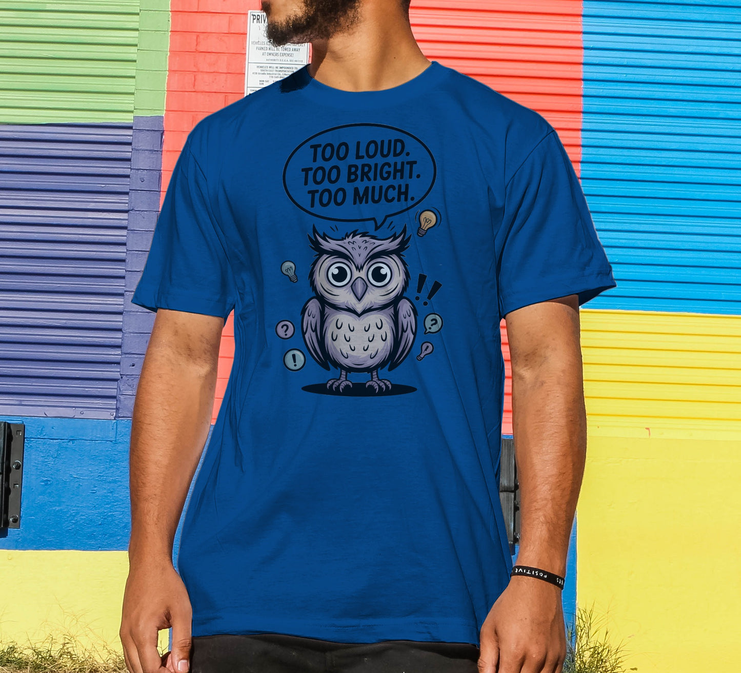 Overstimulated Owl T-Shirt