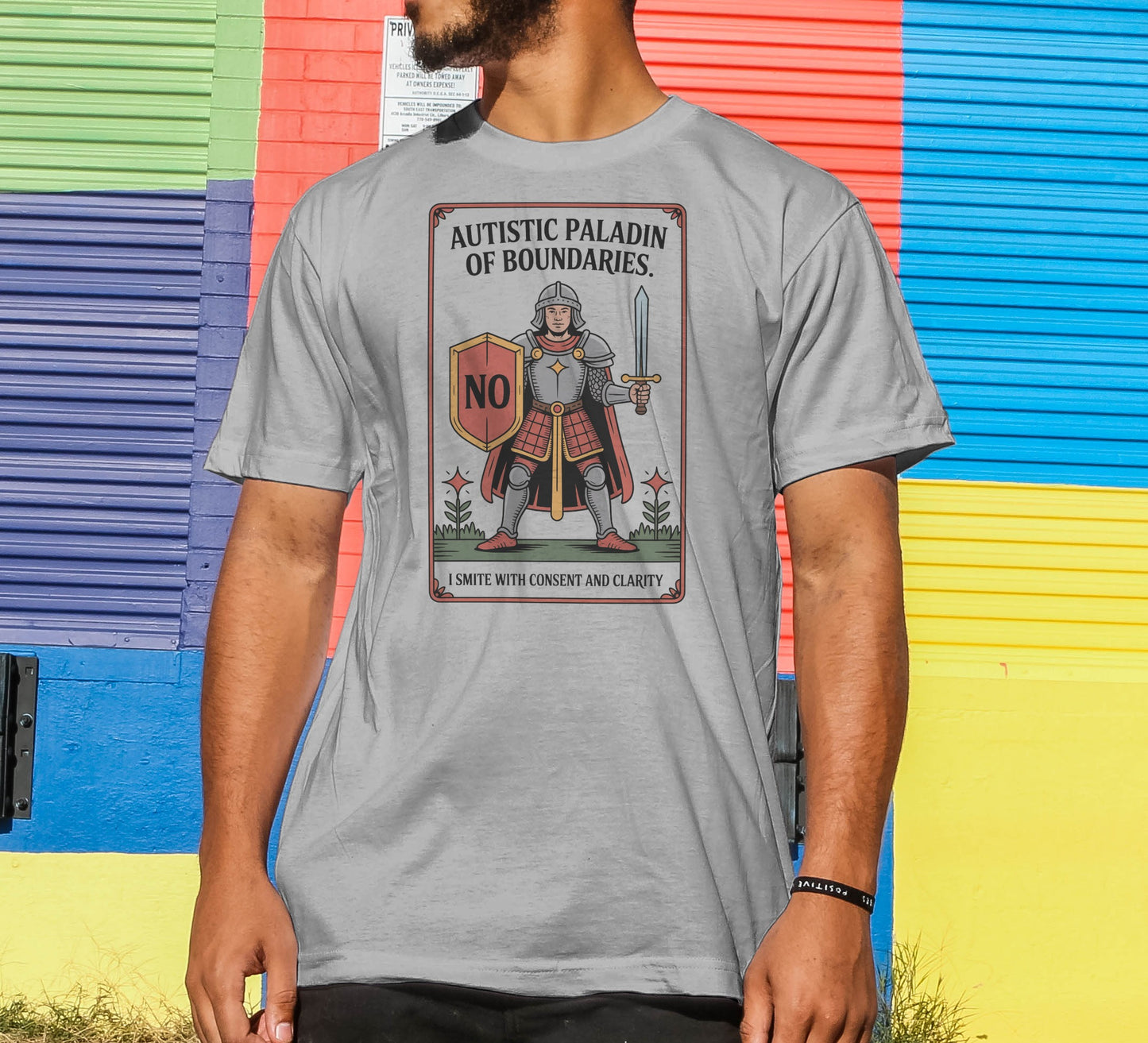 Autistic Paladin of Boundaries T-Shirt