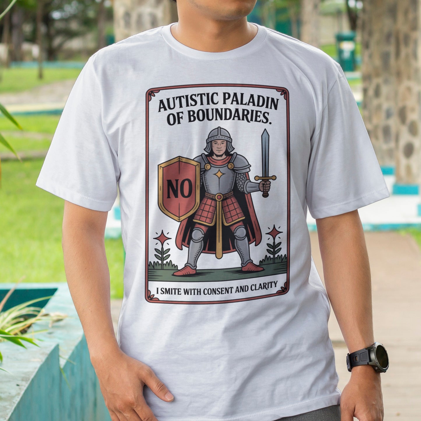 Autistic Paladin of Boundaries T-Shirt