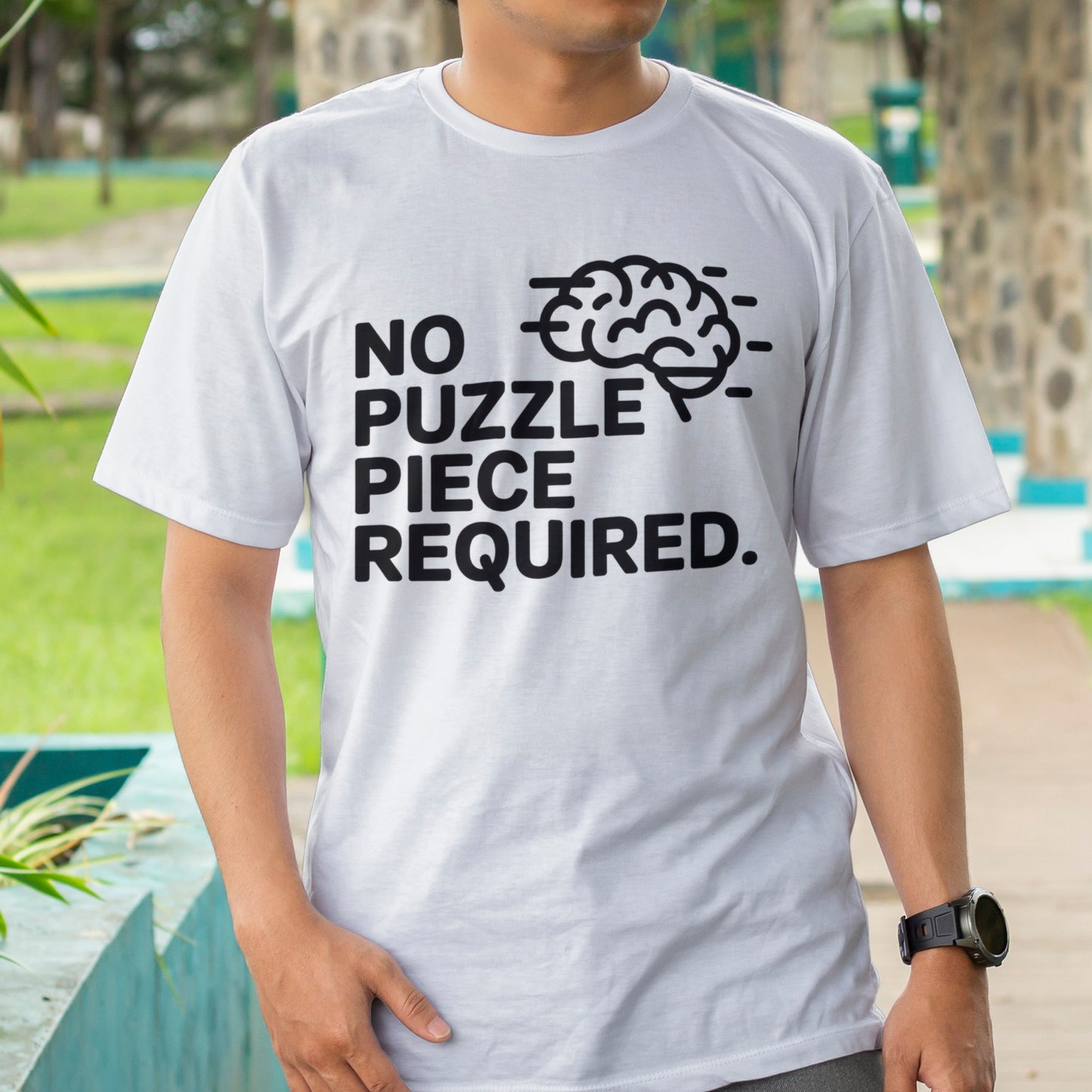 No Puzzle Piece Required T-Shirt