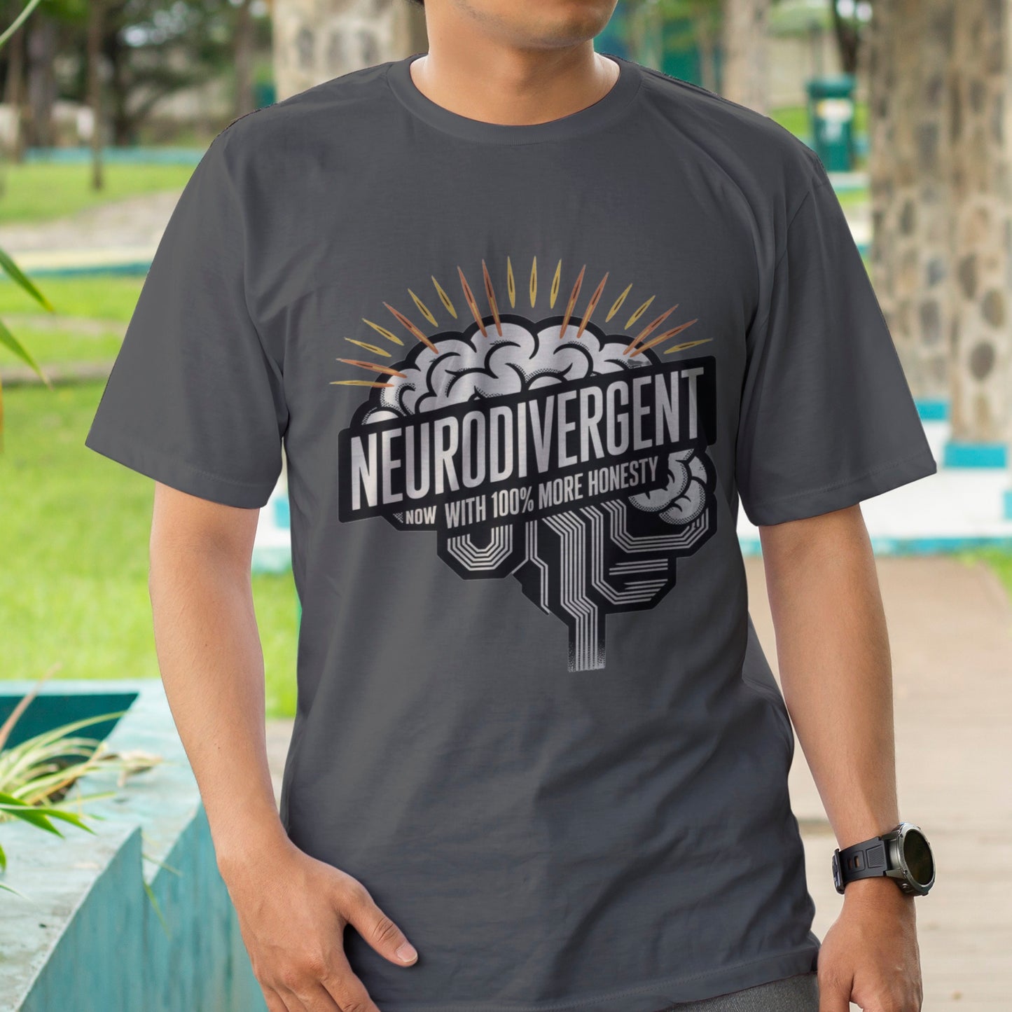 Neurodivergent, Now with 100% More Honesty T-Shirt