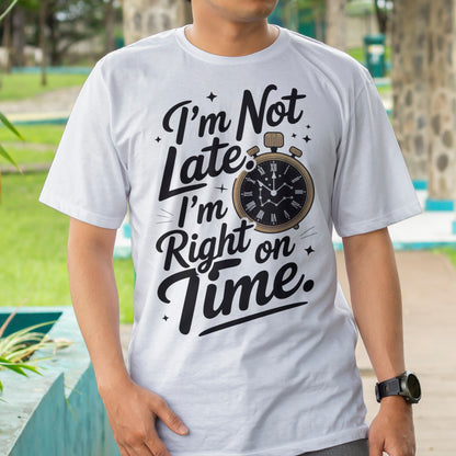 I'm Not Late T-Shirt