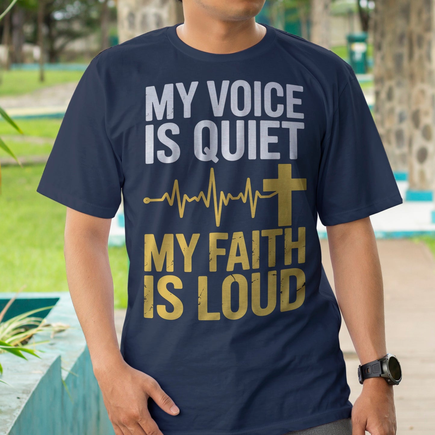 My Voice is Quiet, My Faith is Loud T-Shirt