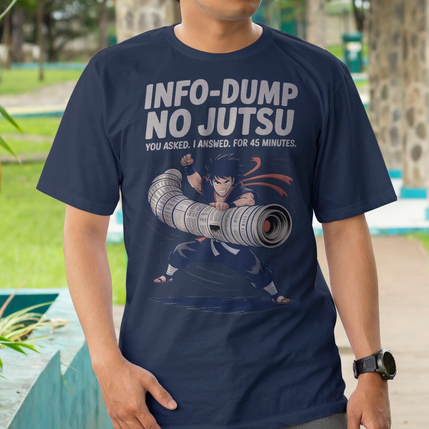 Info-Dump No Jutsu T-Shirt