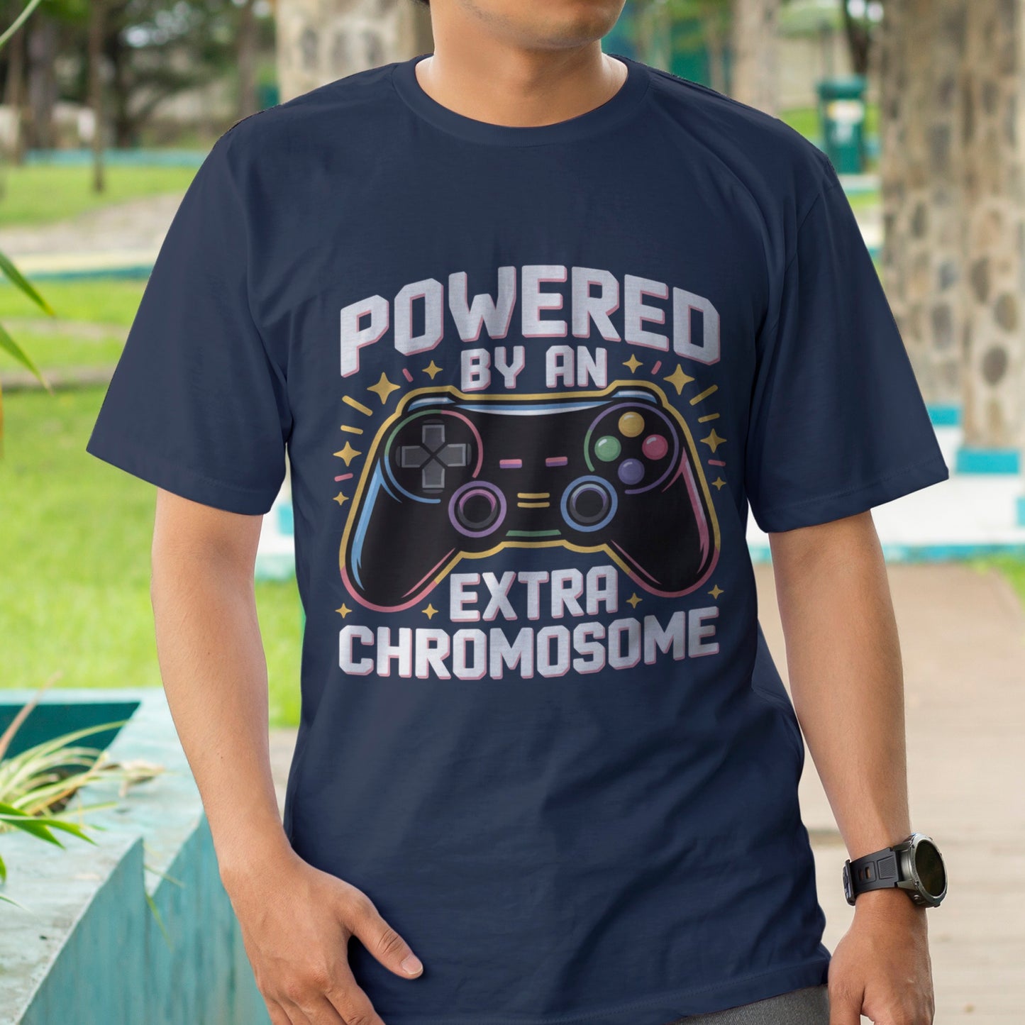 Powered By An Extra Chromosome T-Shirt