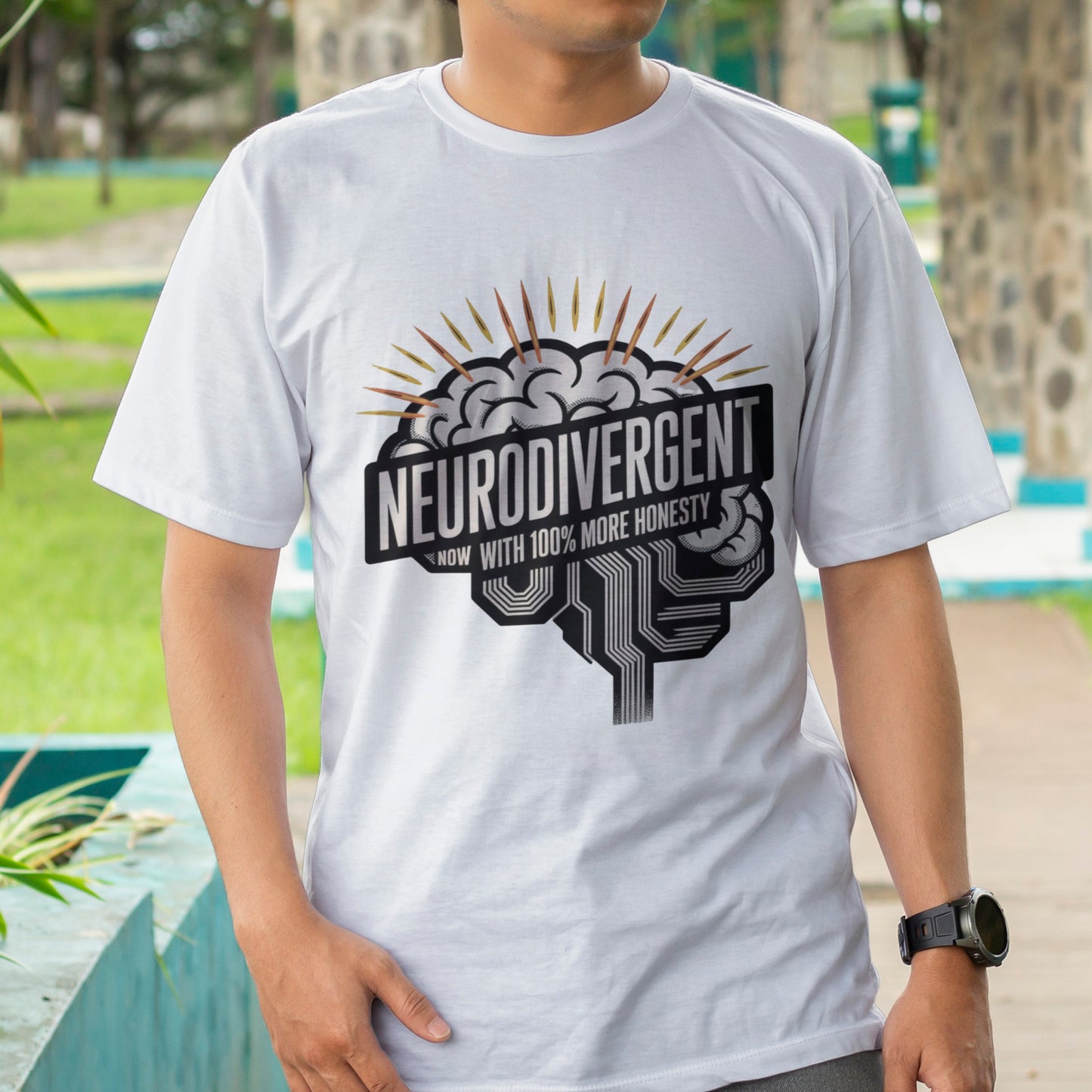 Neurodivergent, Now with 100% More Honesty T-Shirt