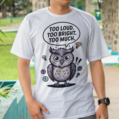Overstimulated Owl T-Shirt