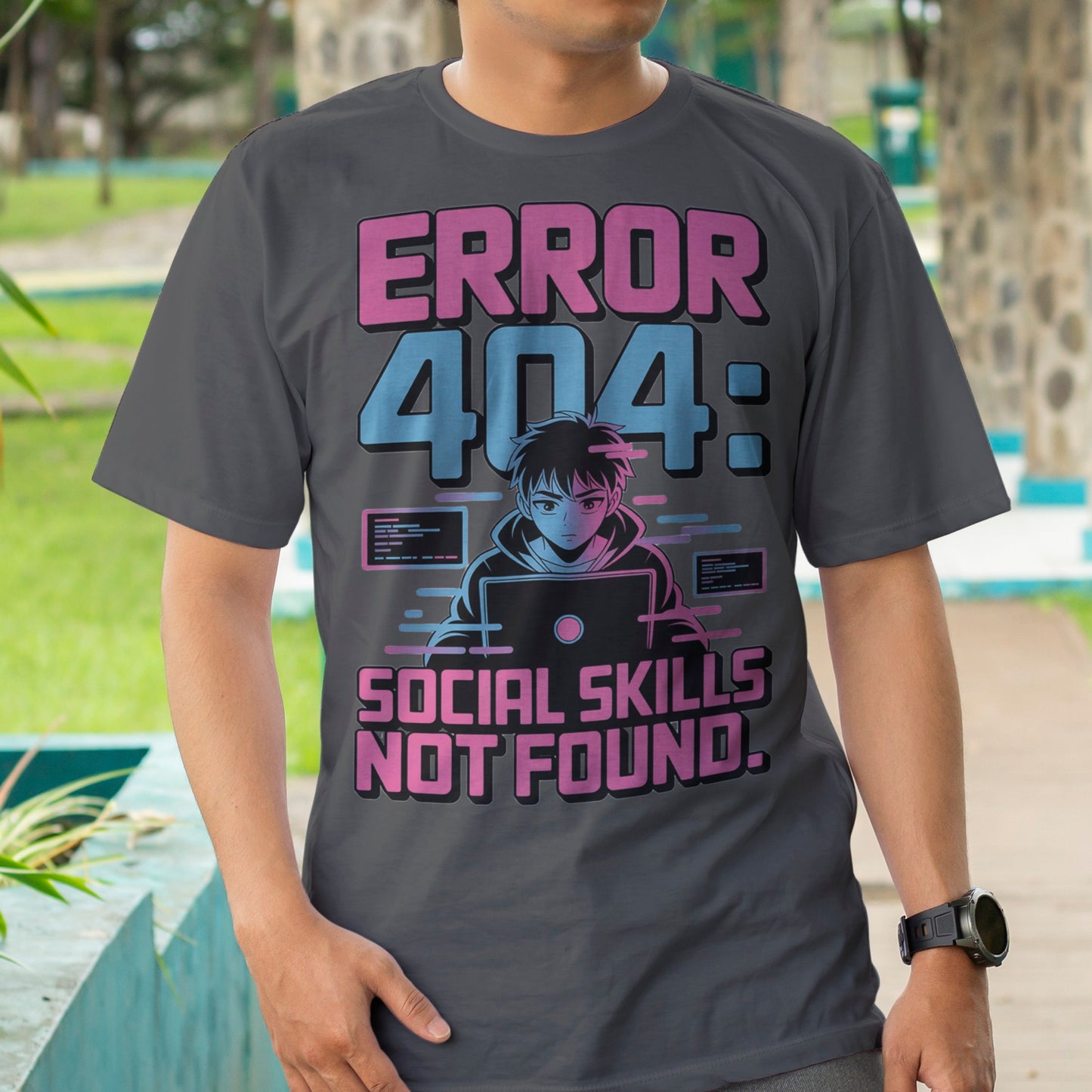 Error 404: Social Skills Not Found T-Shirt