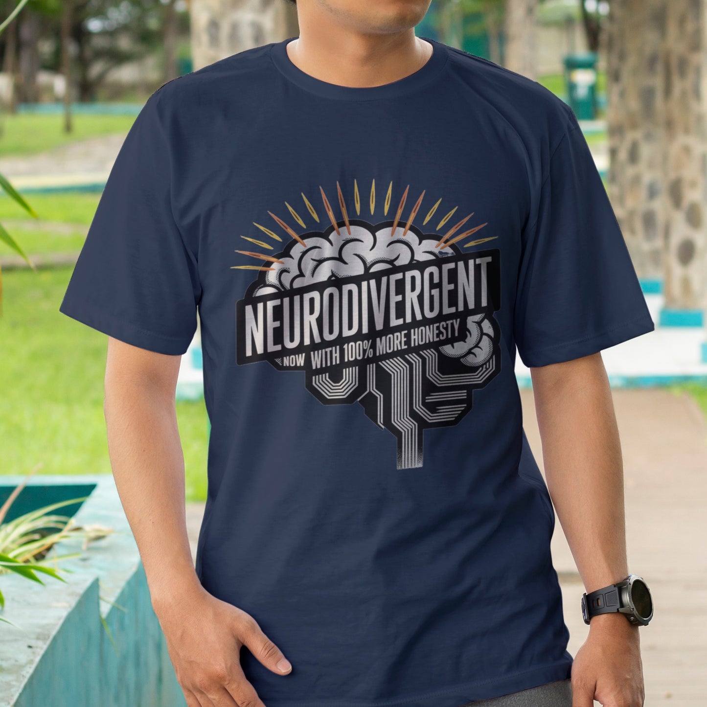 Neurodivergent, Now with 100% More Honesty T-Shirt