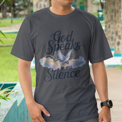 God Speaks in My Silence Dove T-Shirt