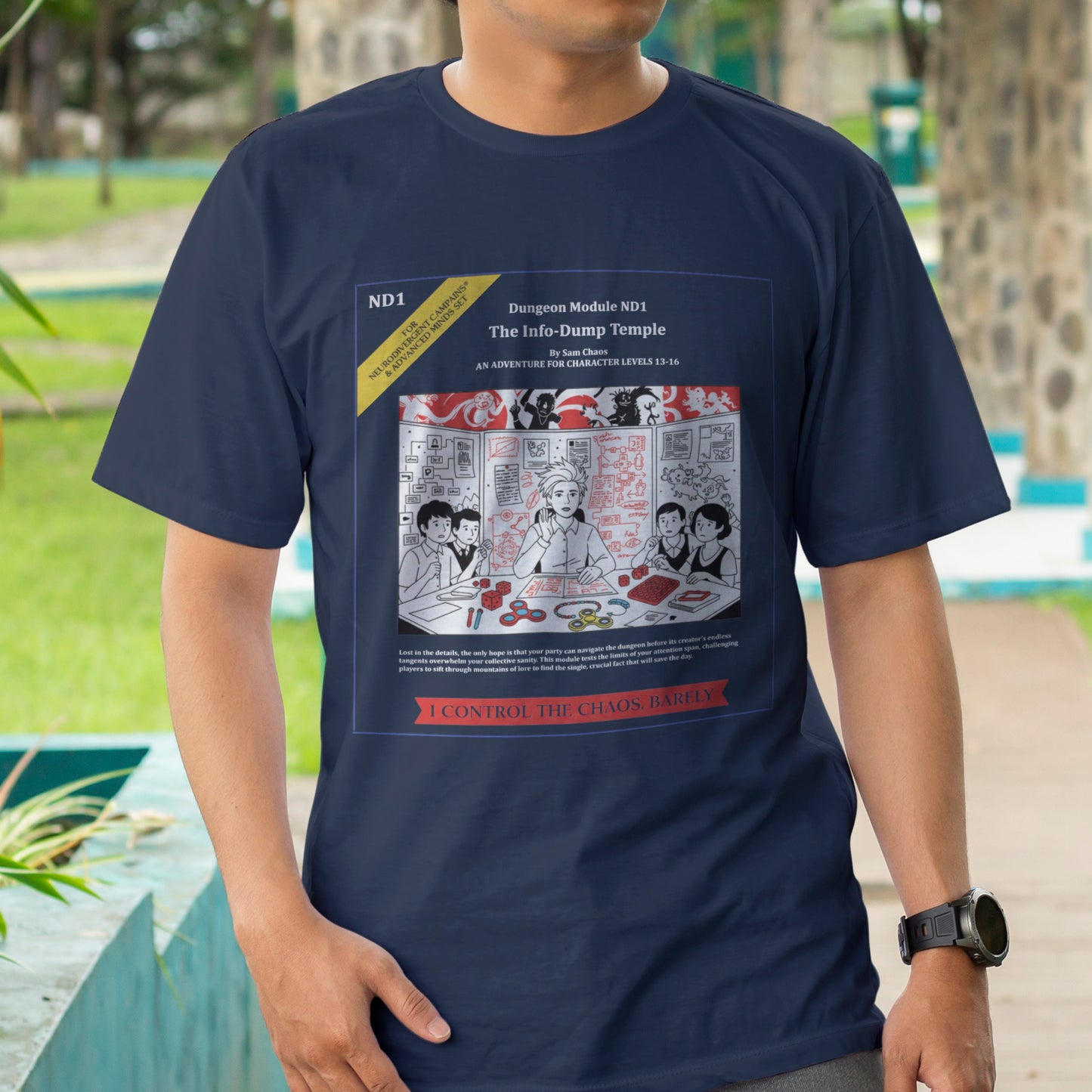 The Info-Dump Temple T-Shirt