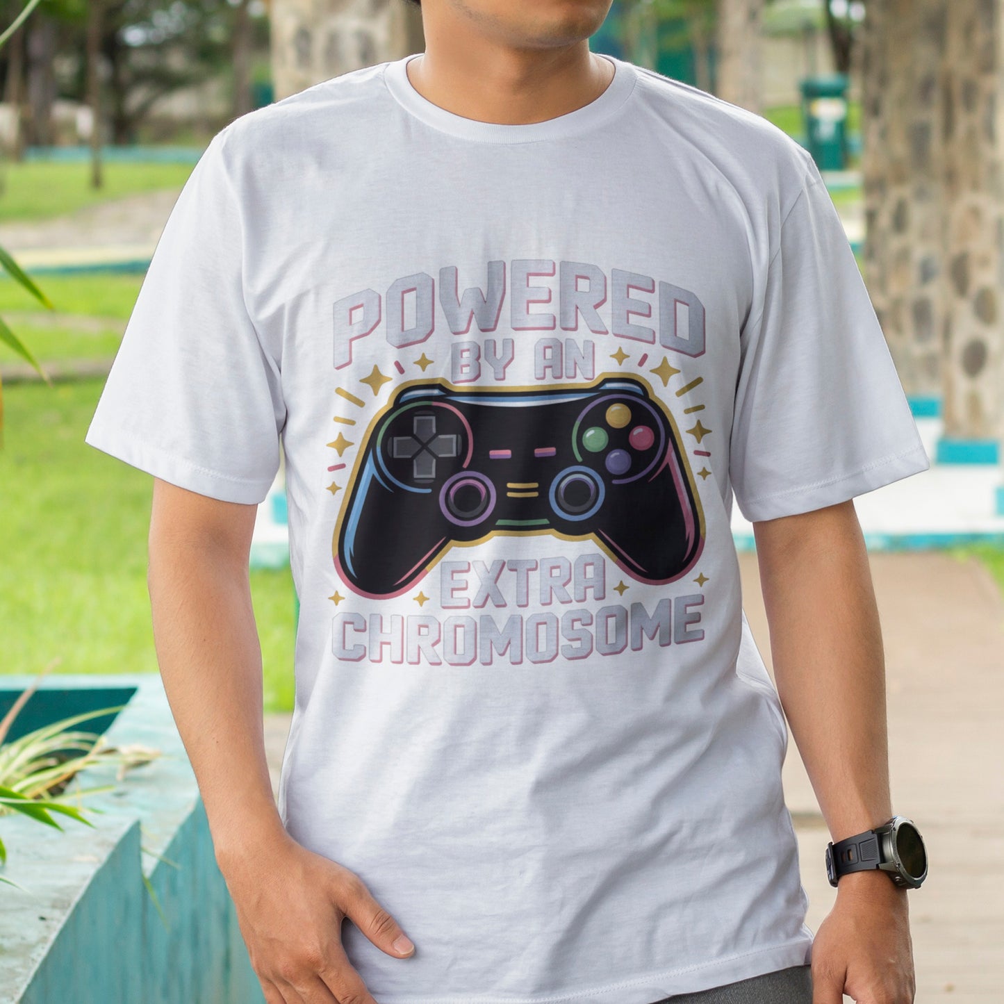 Powered By An Extra Chromosome T-Shirt