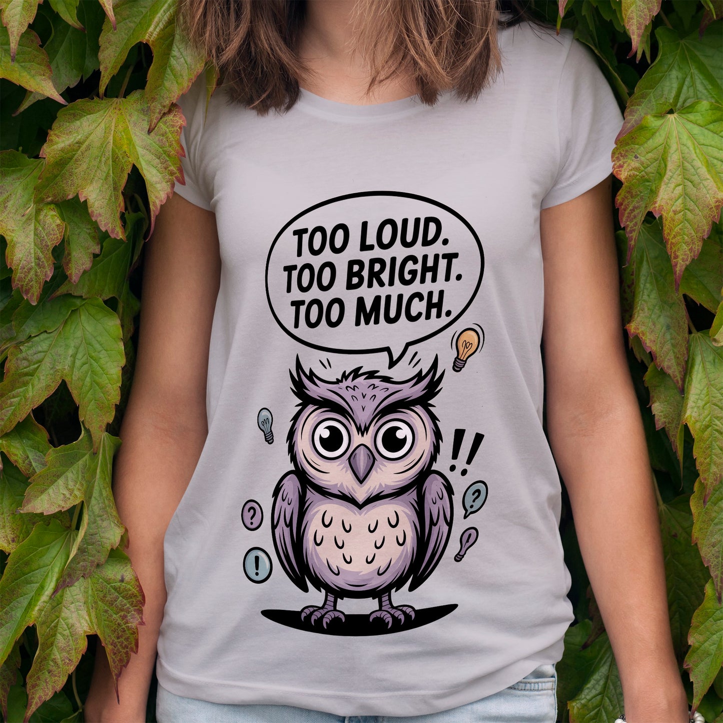 Overstimulated Owl T-Shirt