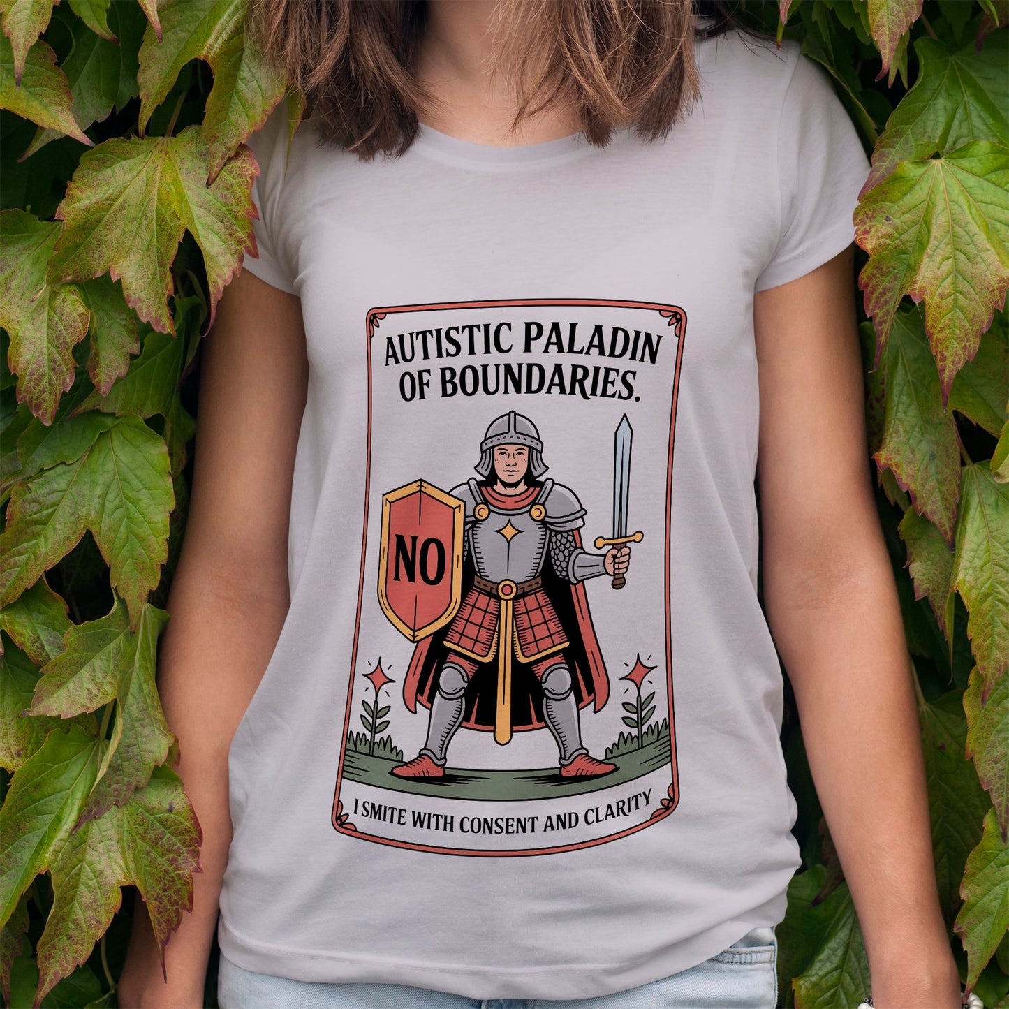Autistic Paladin of Boundaries T-Shirt