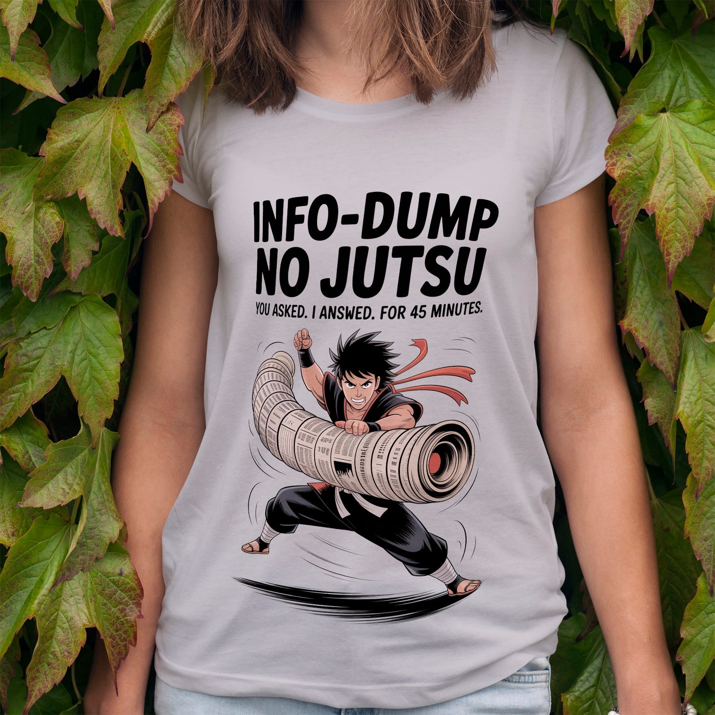 Info-Dump No Jutsu T-Shirt