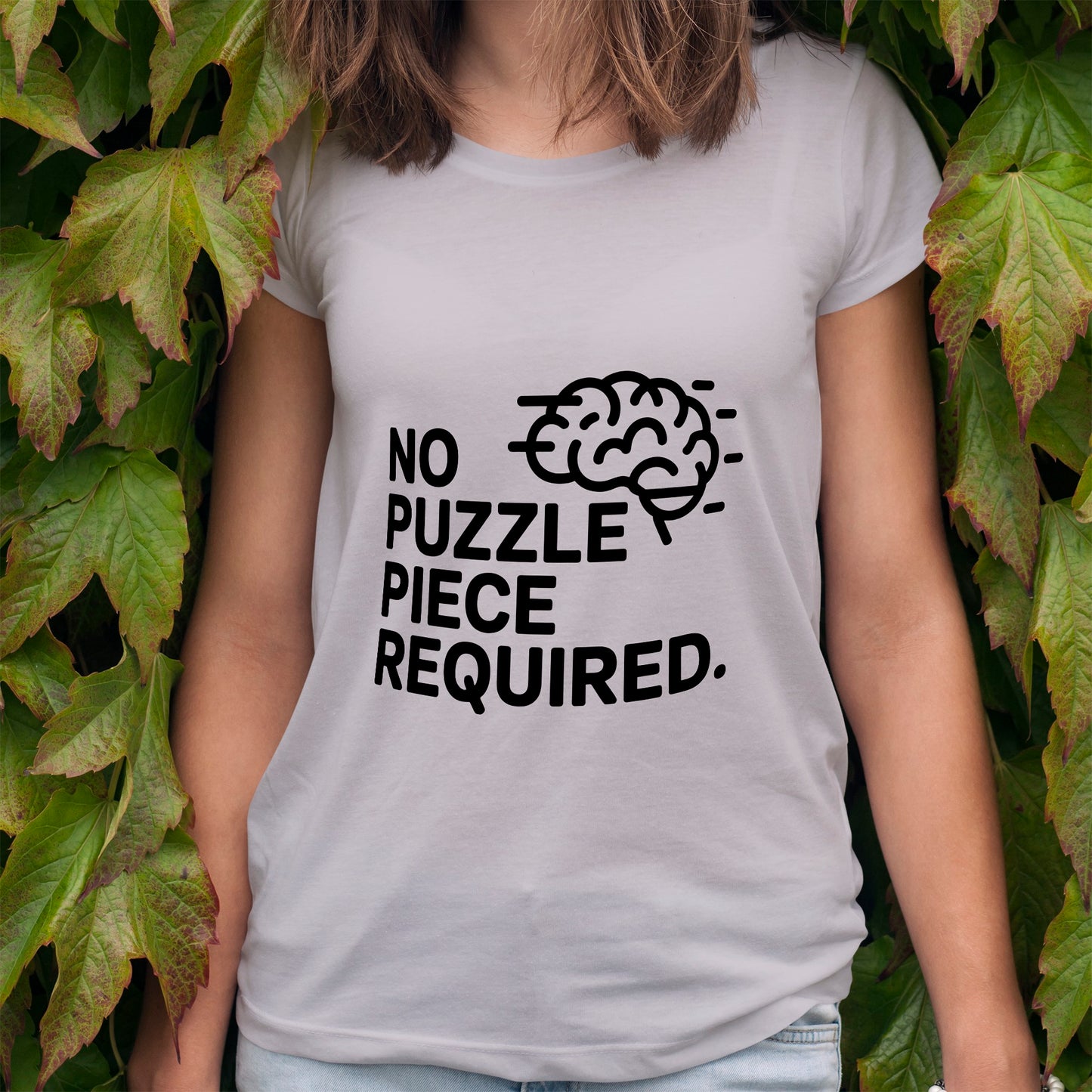No Puzzle Piece Required T-Shirt
