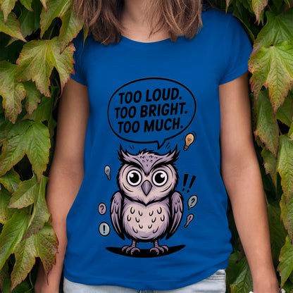 Overstimulated Owl T-Shirt