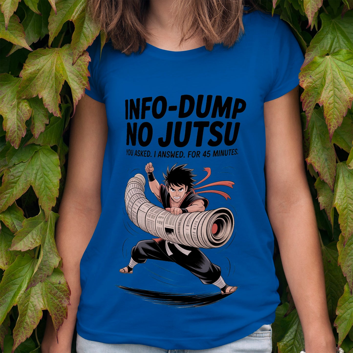 Info-Dump No Jutsu T-Shirt