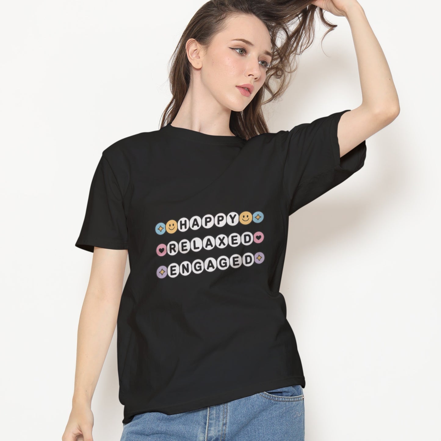 Happy Relaxed Engaged T-Shirt