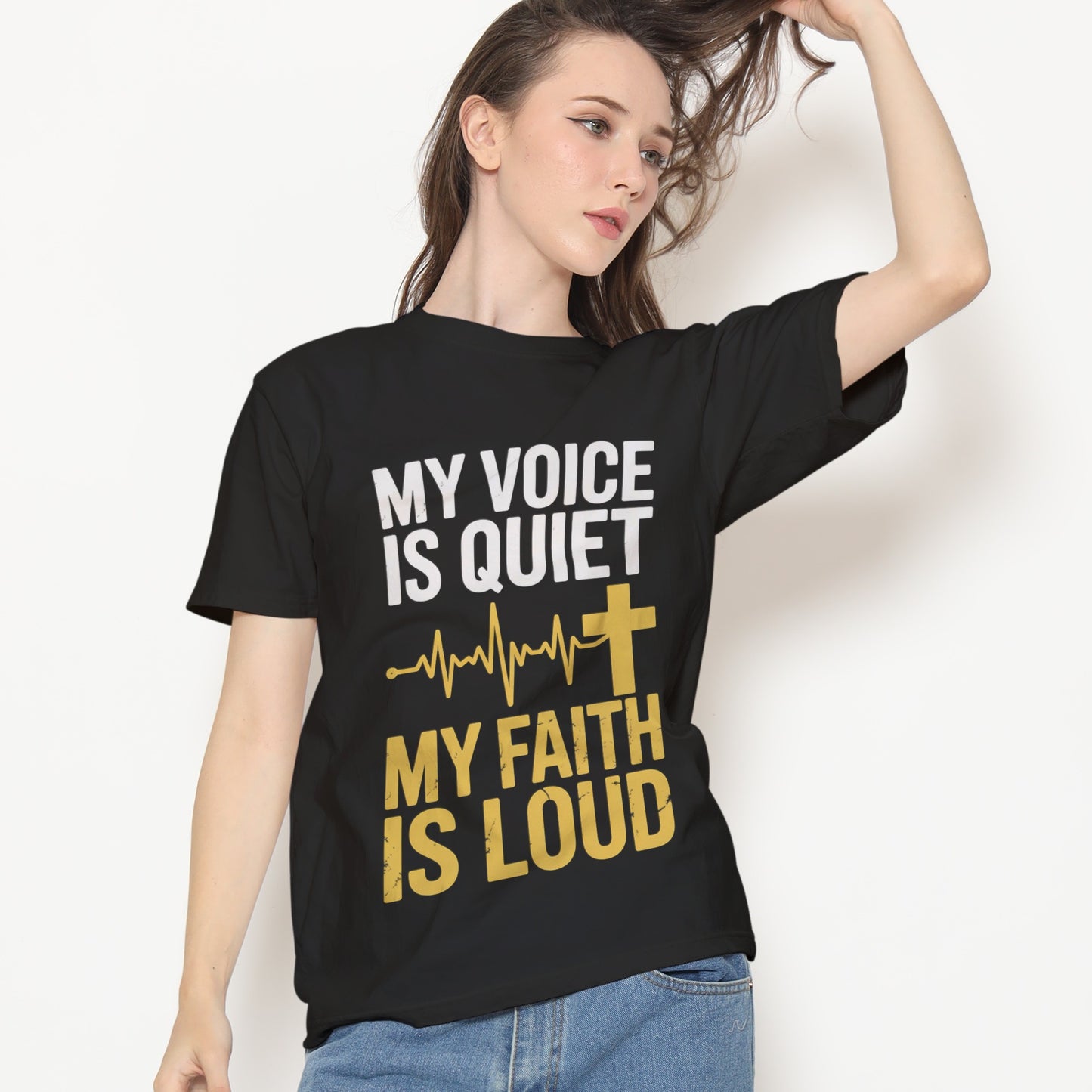 My Voice is Quiet, My Faith is Loud T-Shirt