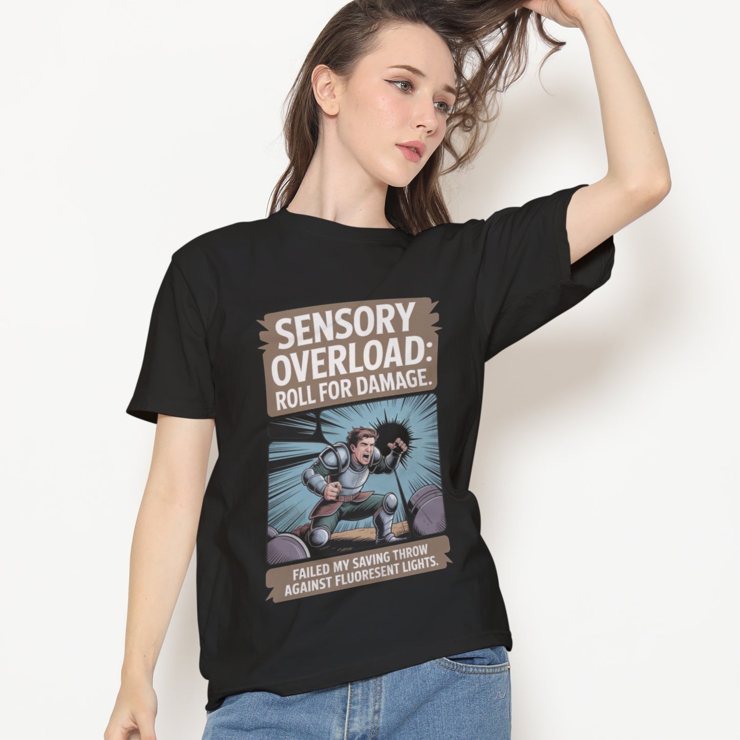 Sensory Overload - Roll For Damage T-Shirt