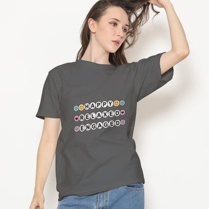 Happy Relaxed Engaged T-Shirt