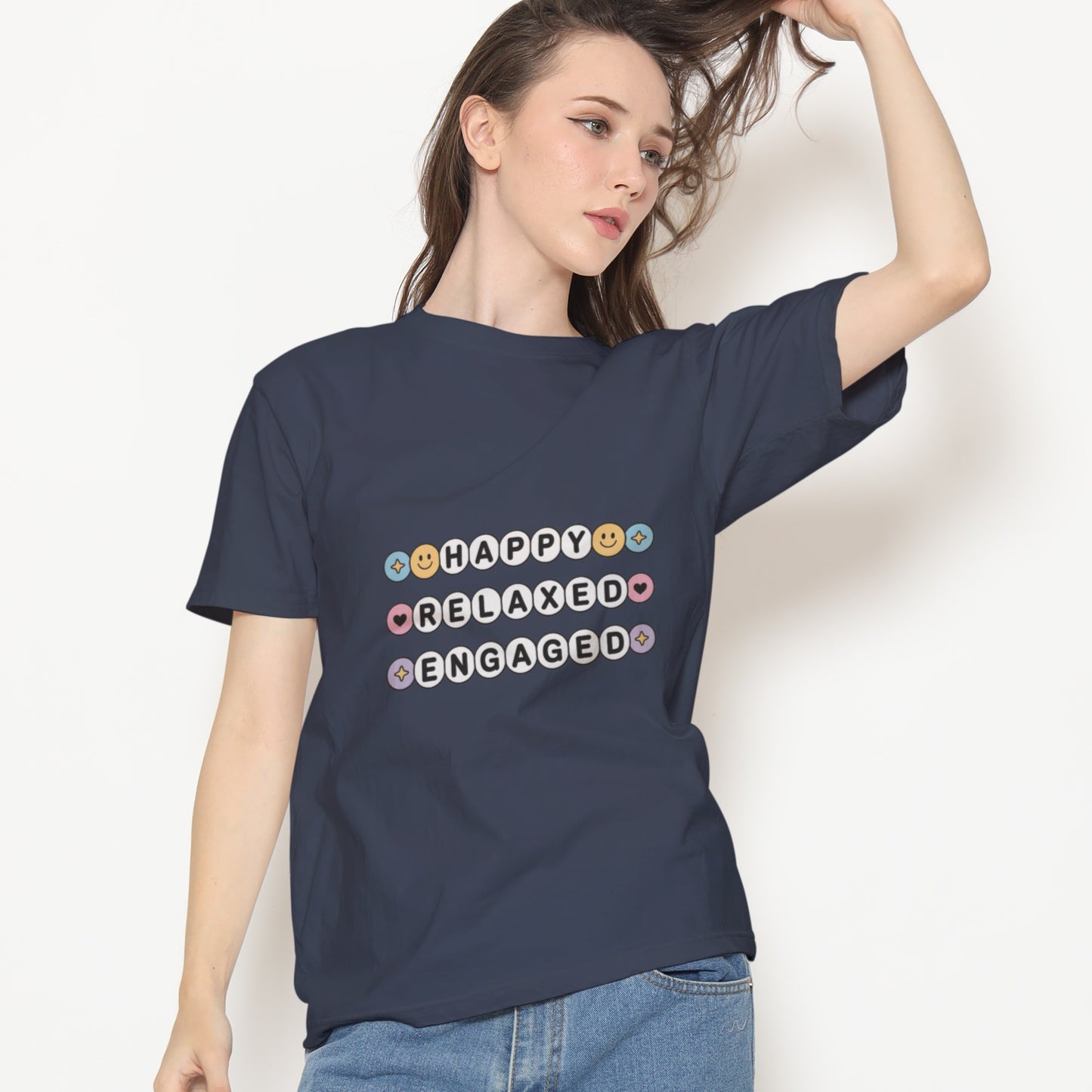 Happy Relaxed Engaged T-Shirt