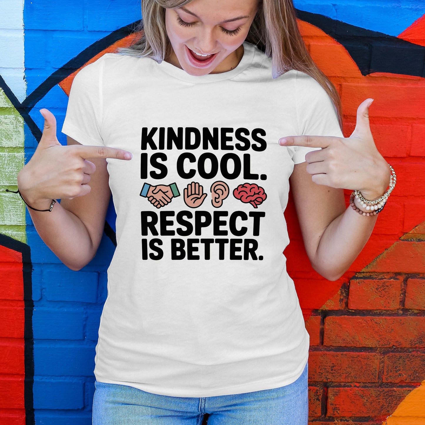 Kindness Is Cool Respect Is Better T-Shirt