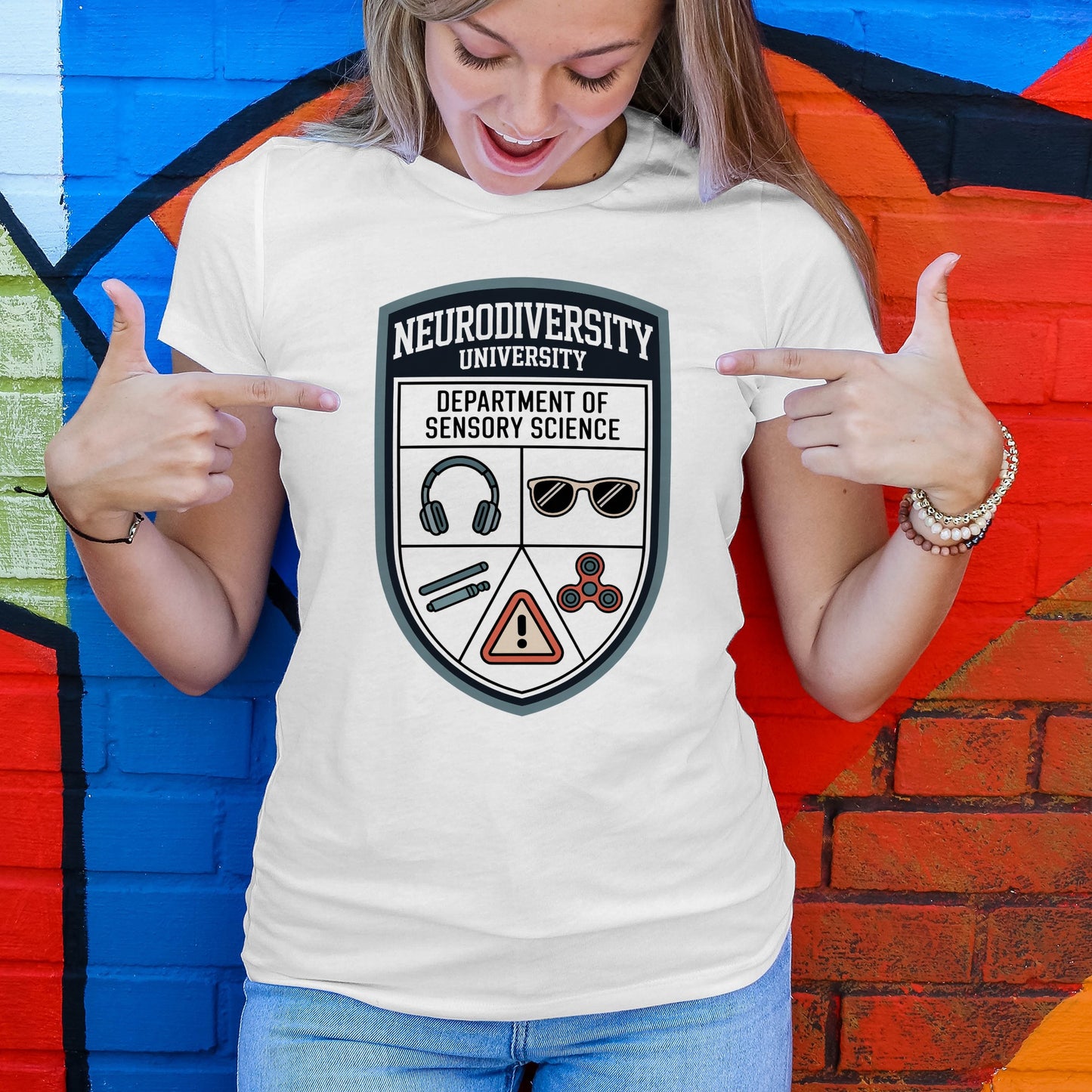 Neurodiversity University - Department of Sensory Science T-Shirt