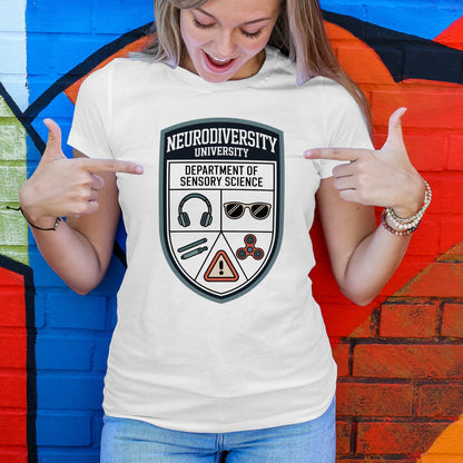 Neurodiversity University - Department of Sensory Science T-Shirt