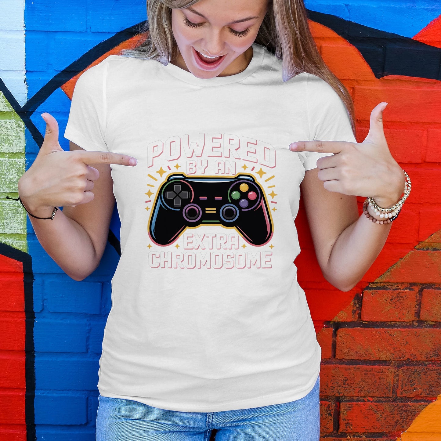 Powered By An Extra Chromosome T-Shirt