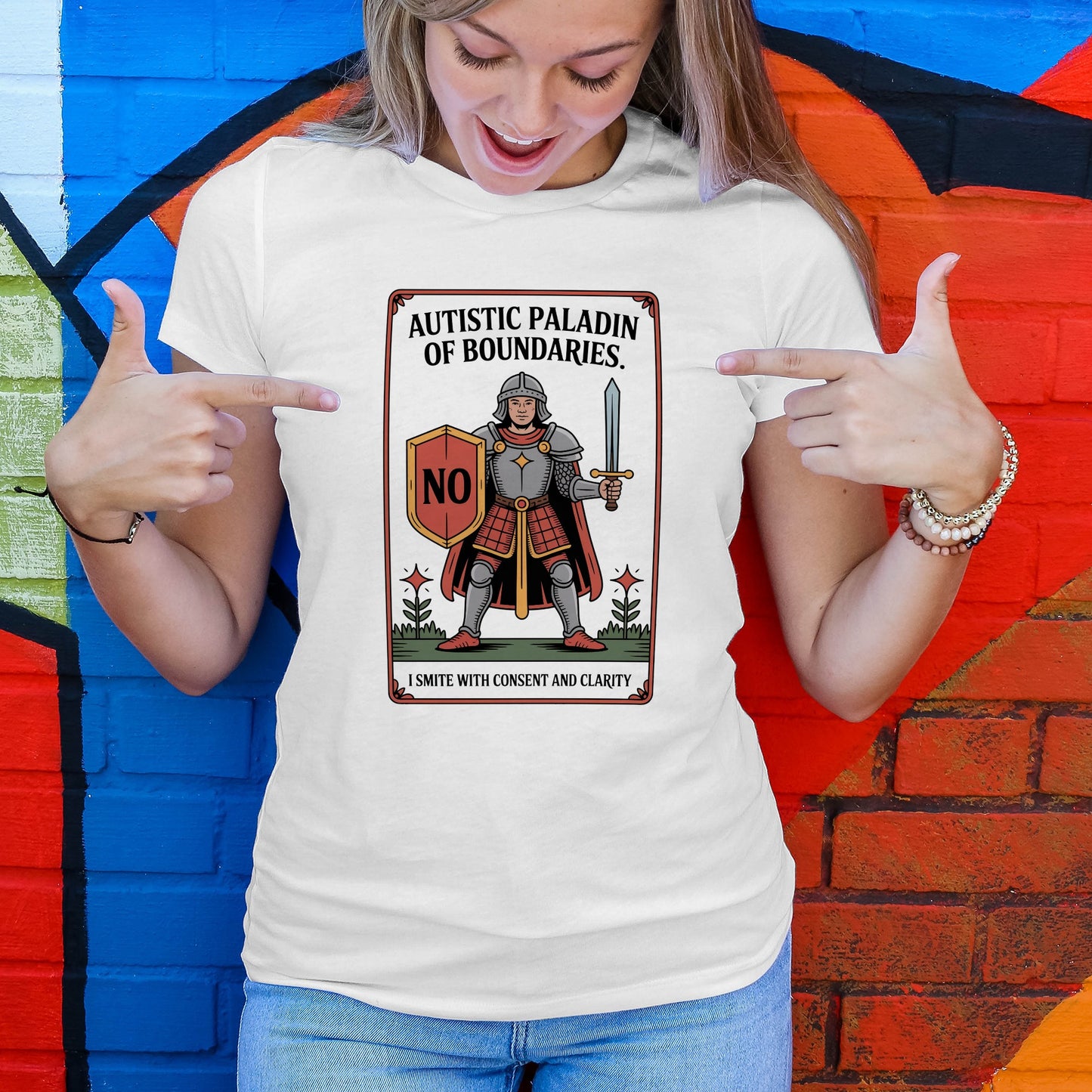 Autistic Paladin of Boundaries T-Shirt