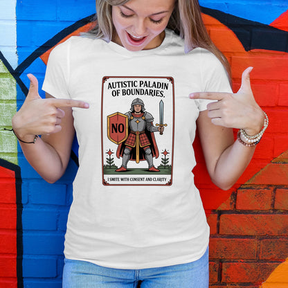 Autistic Paladin of Boundaries T-Shirt