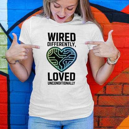 Wired Differently, Loved Unconditionally T-Shirt
