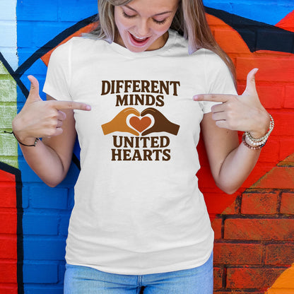 Different Minds, United Hearts T-Shirt
