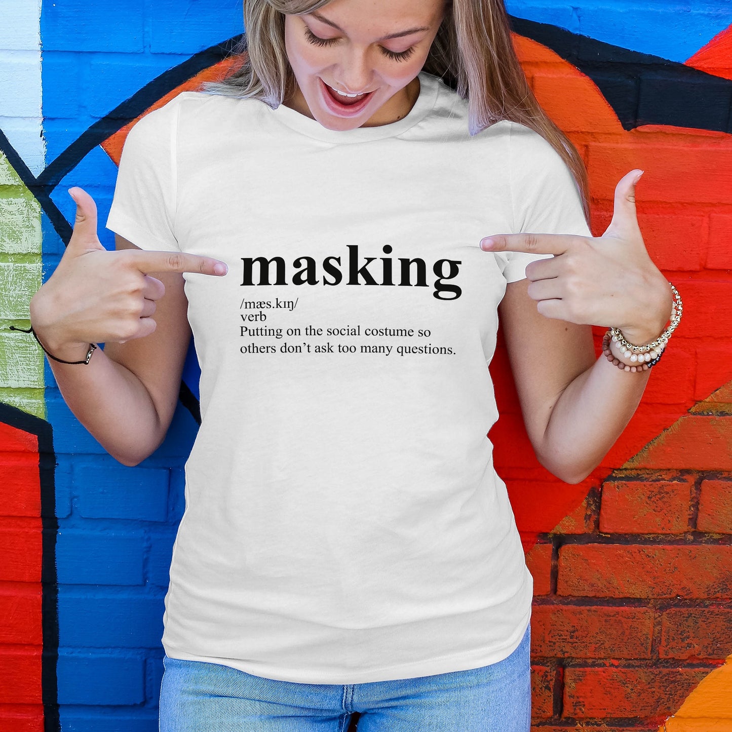 Masking Definition T-Shirt