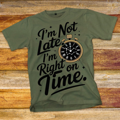 I'm Not Late T-Shirt