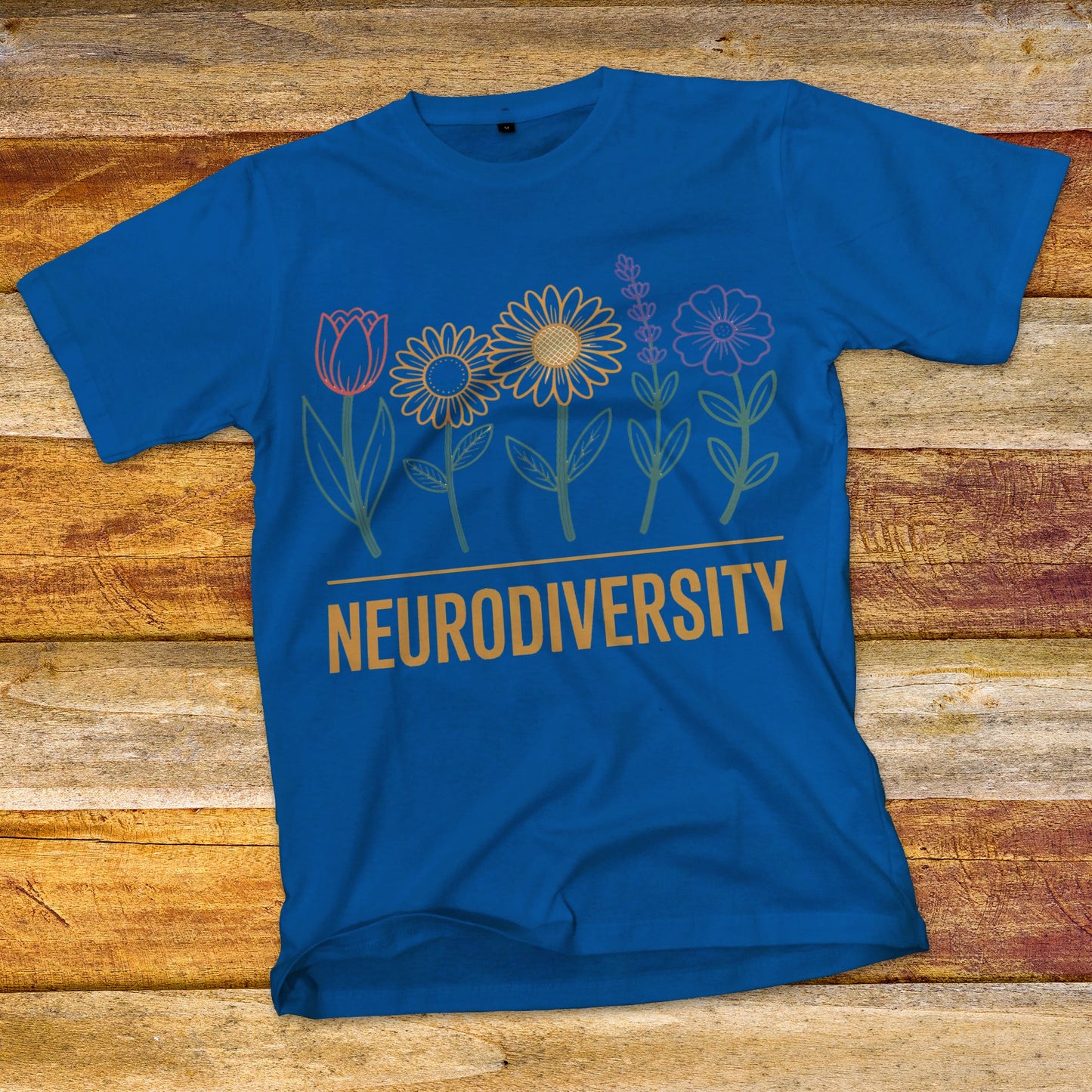 Neurodiversity Flowers T-Shirt