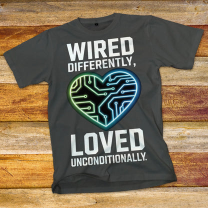 Wired Differently, Loved Unconditionally T-Shirt