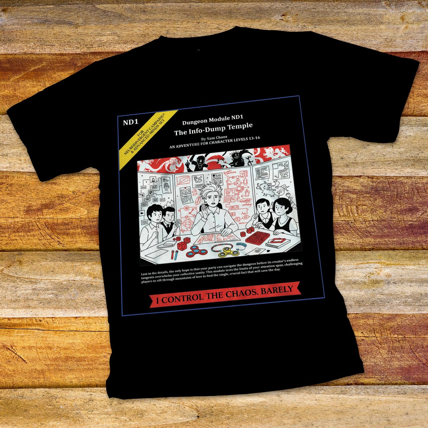 The Info-Dump Temple T-Shirt