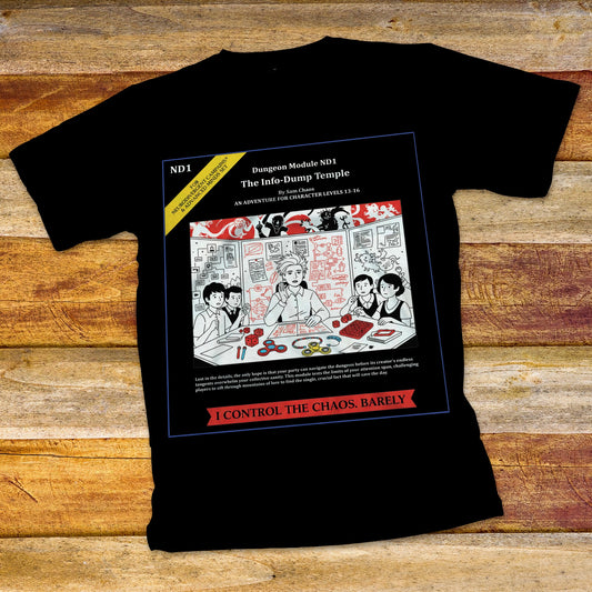 The Info-Dump Temple T-Shirt