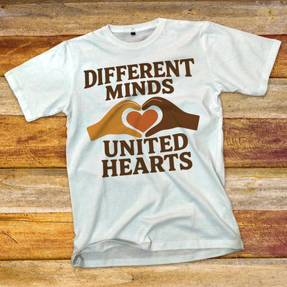 Different Minds, United Hearts T-Shirt