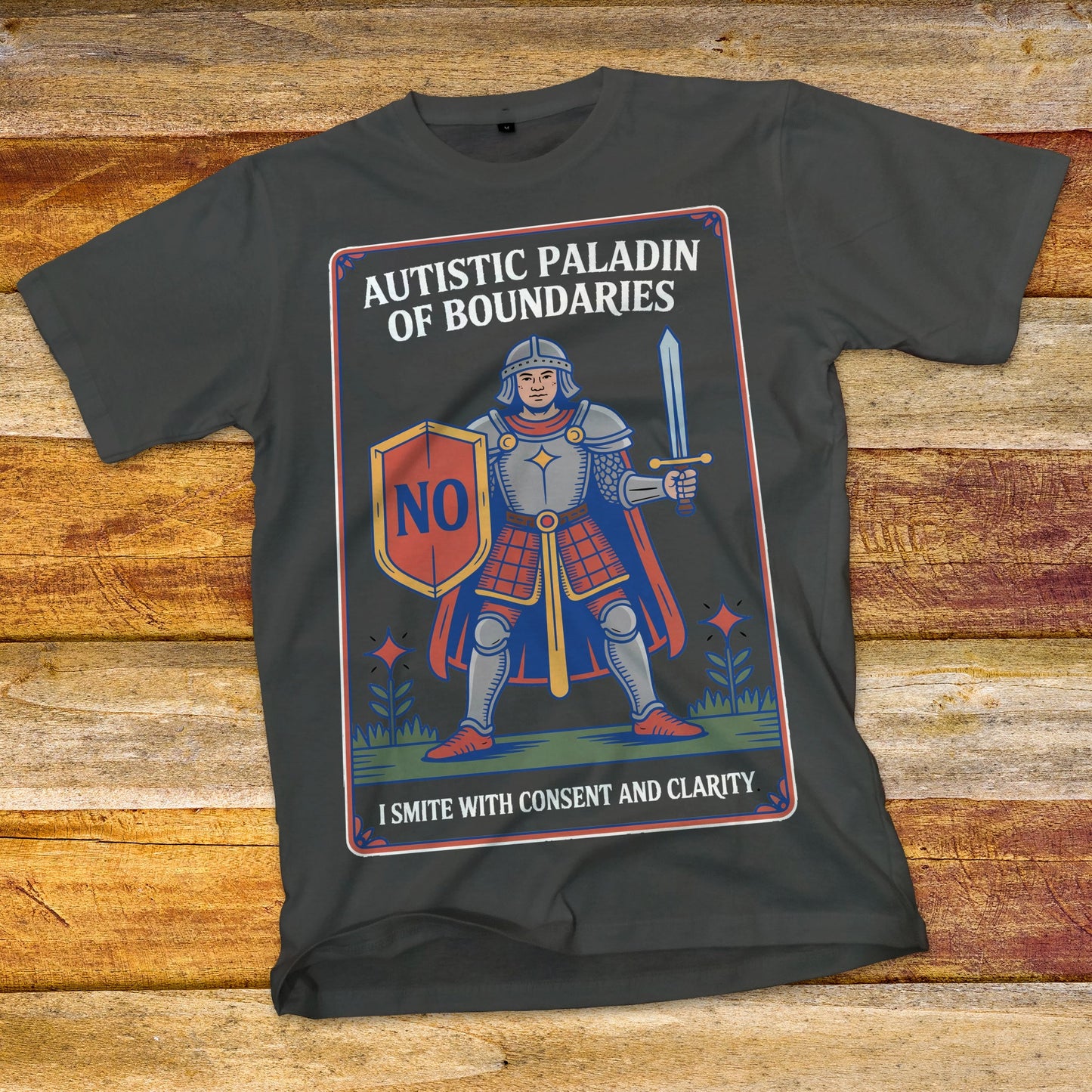 Autistic Paladin of Boundaries T-Shirt