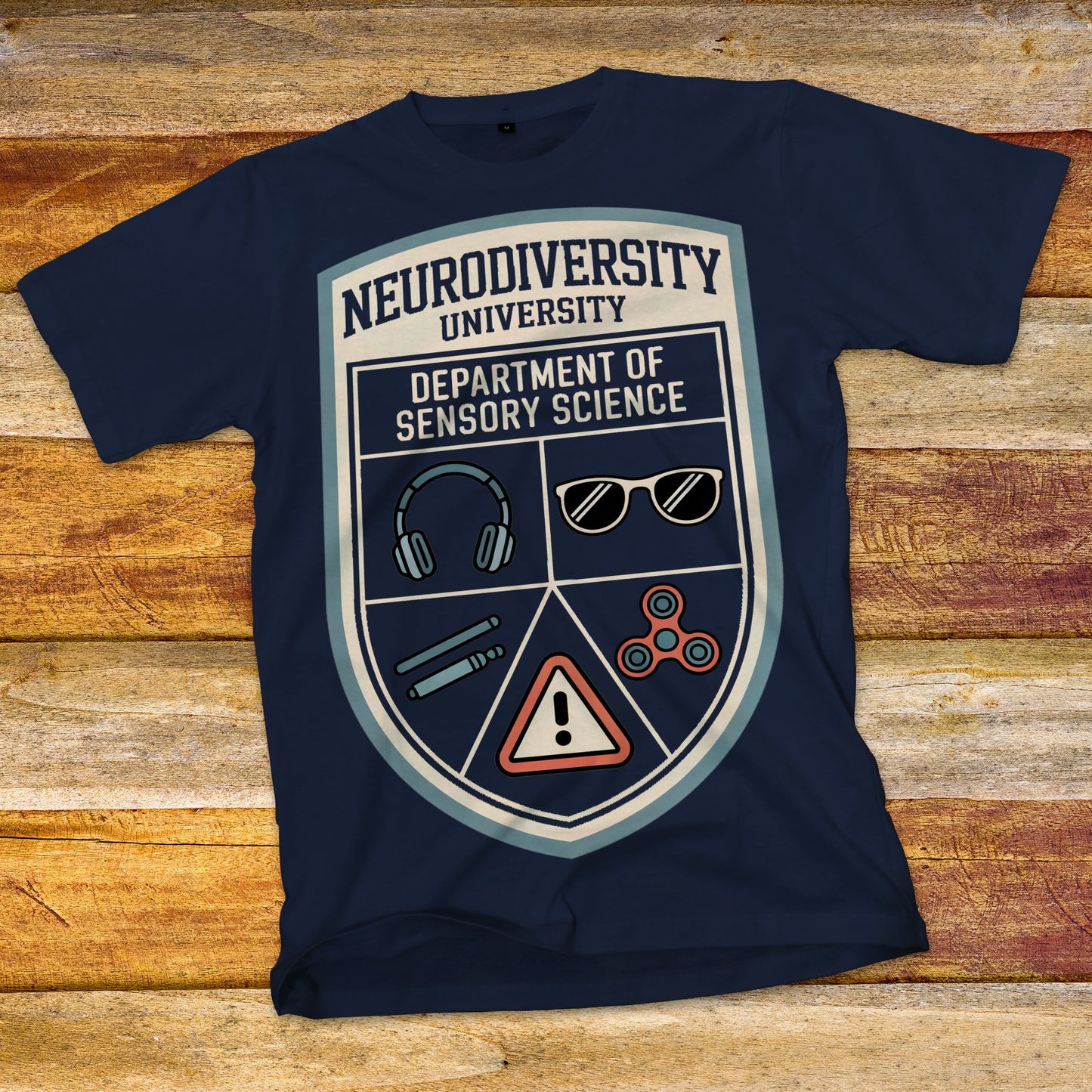 Neurodiversity University - Department of Sensory Science T-Shirt