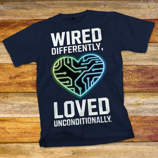 Wired Differently, Loved Unconditionally T-Shirt