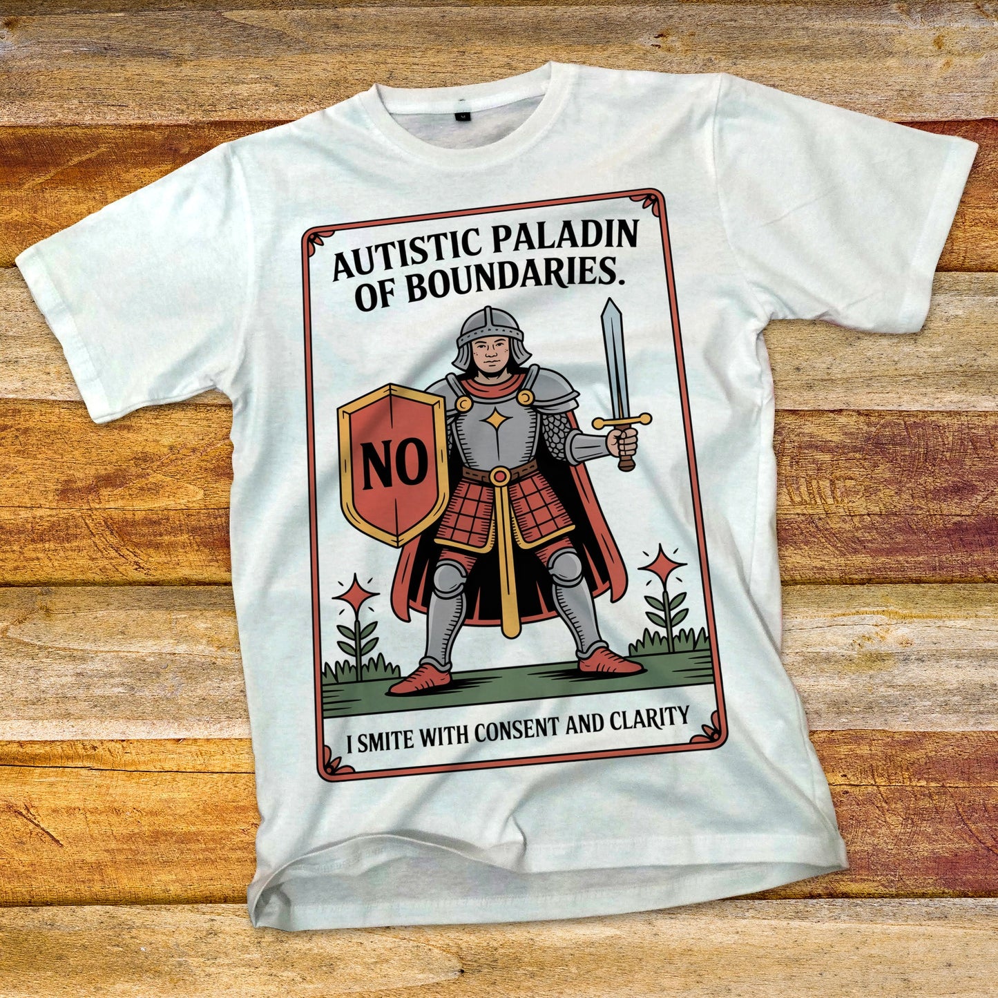 Autistic Paladin of Boundaries T-Shirt